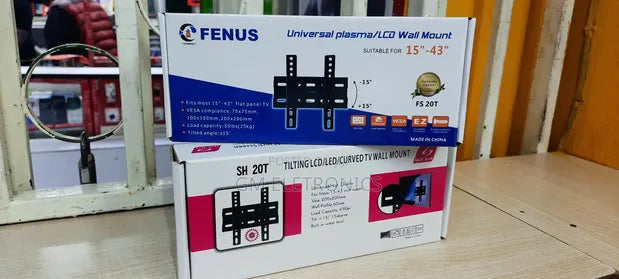 Fenus FS42F Flat Wall Bracket Best for 24" - 43" Tv