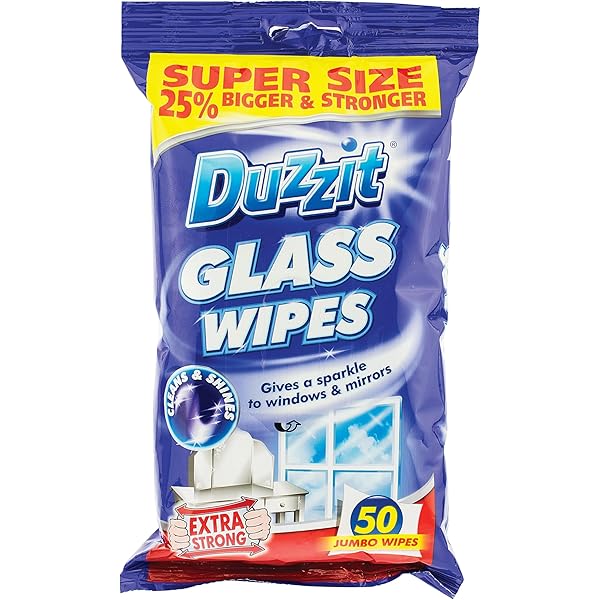 Duzzit Super Size Glass Wipes