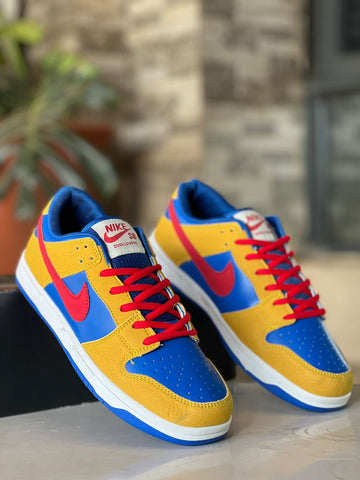 Dunk Retro Sneakers - Blue Yellow