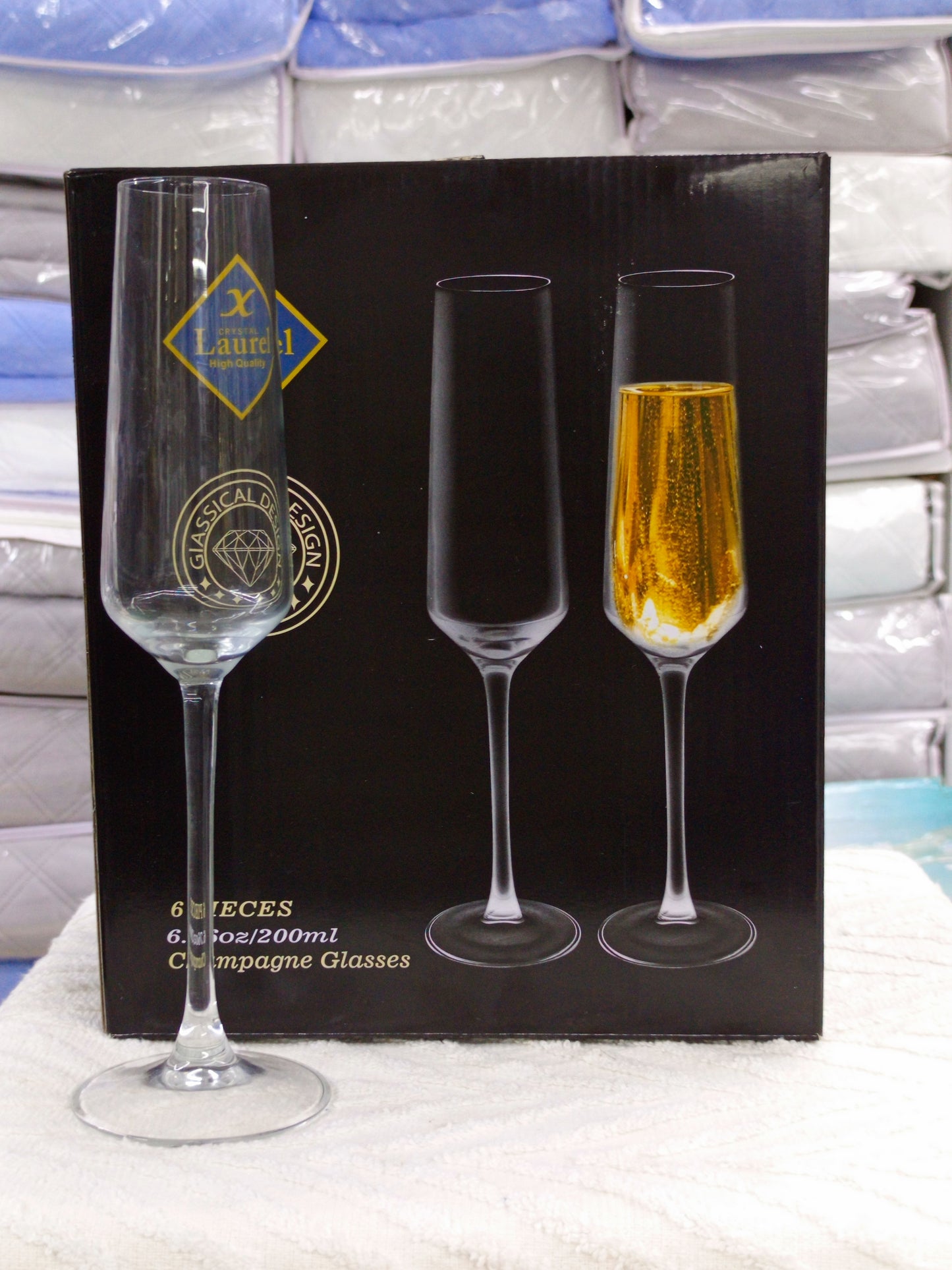 6-Piece Champagne Flute Set