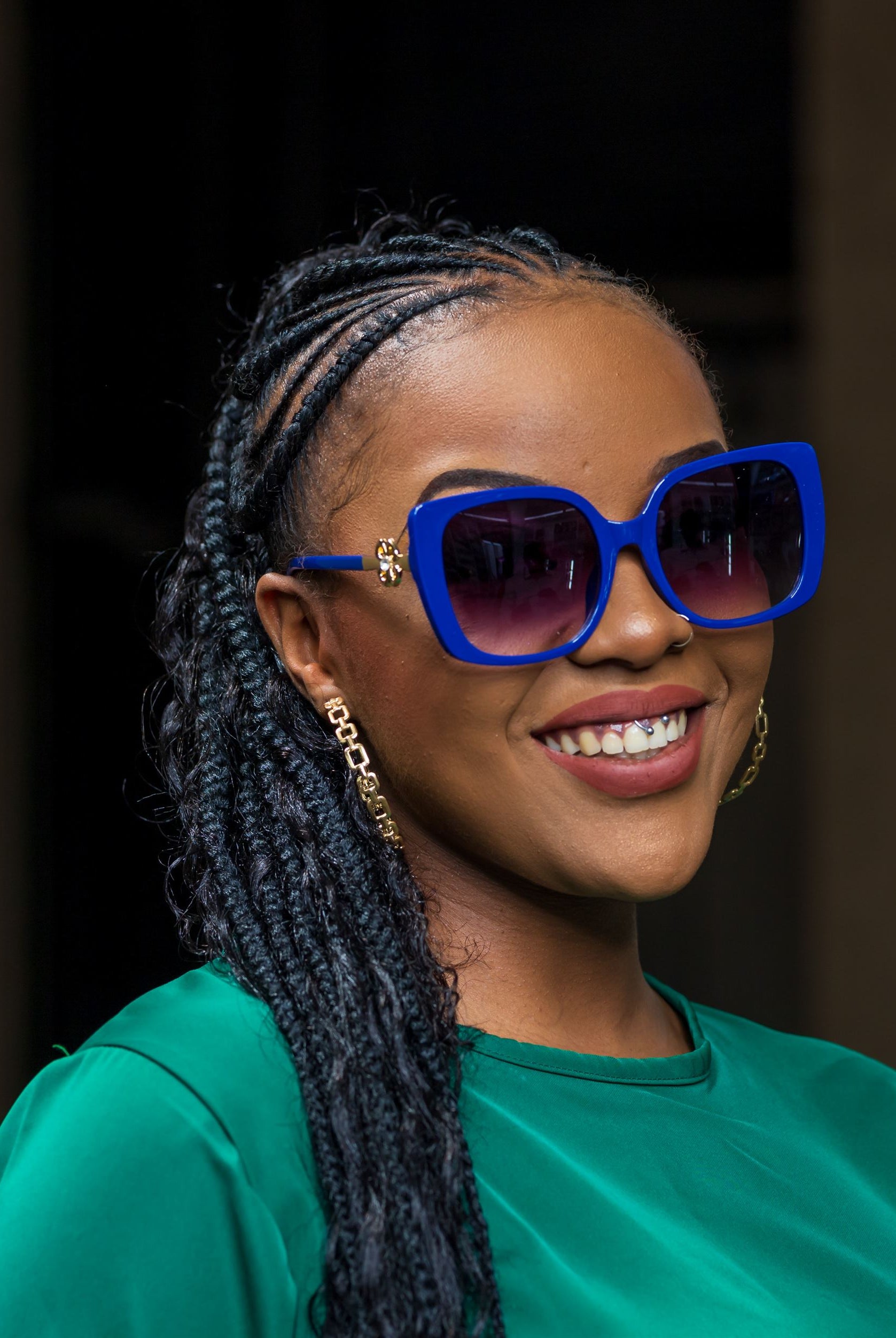 Shade Parade Sunglasses - Blue - Shop Kenya - Affordable Fashion Shade Parade Sunglasses - Blue hiiii_style accessories Sunglasses shade-parade-sunglasses-blue model_muringo Shop Kenya - Affordable Fashion