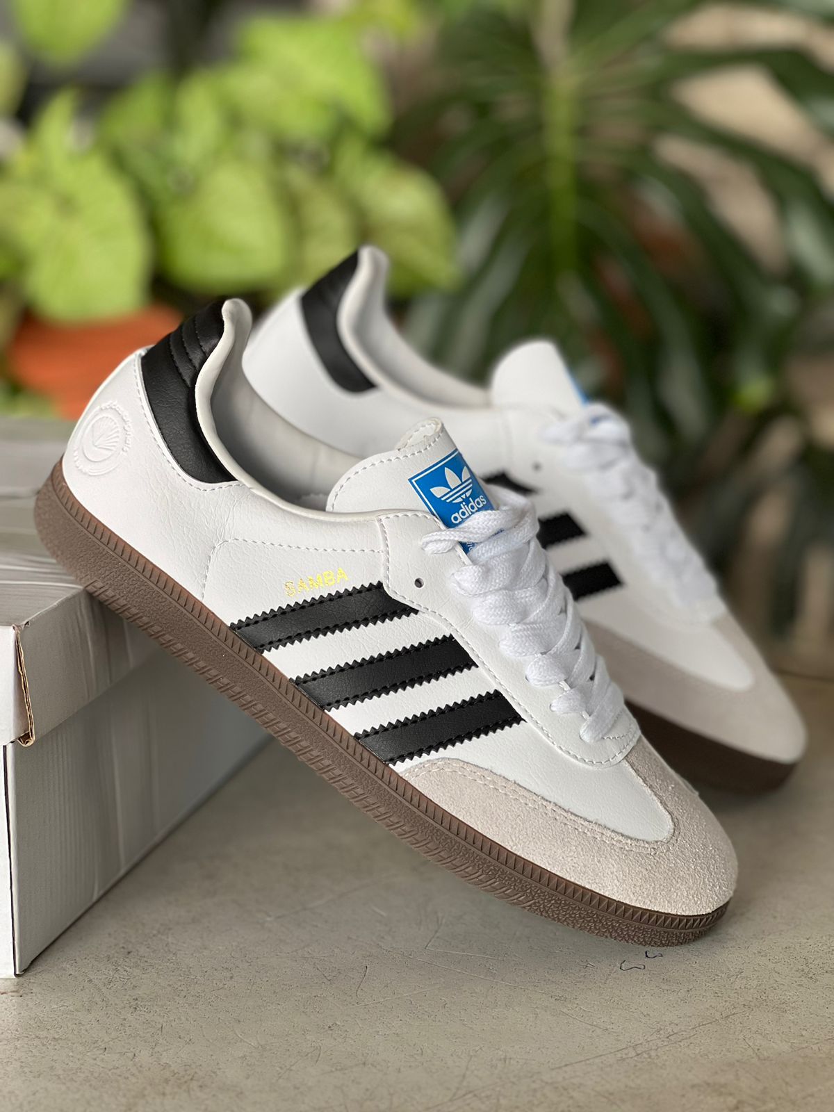 Adidas Samba Sneakers - White Black