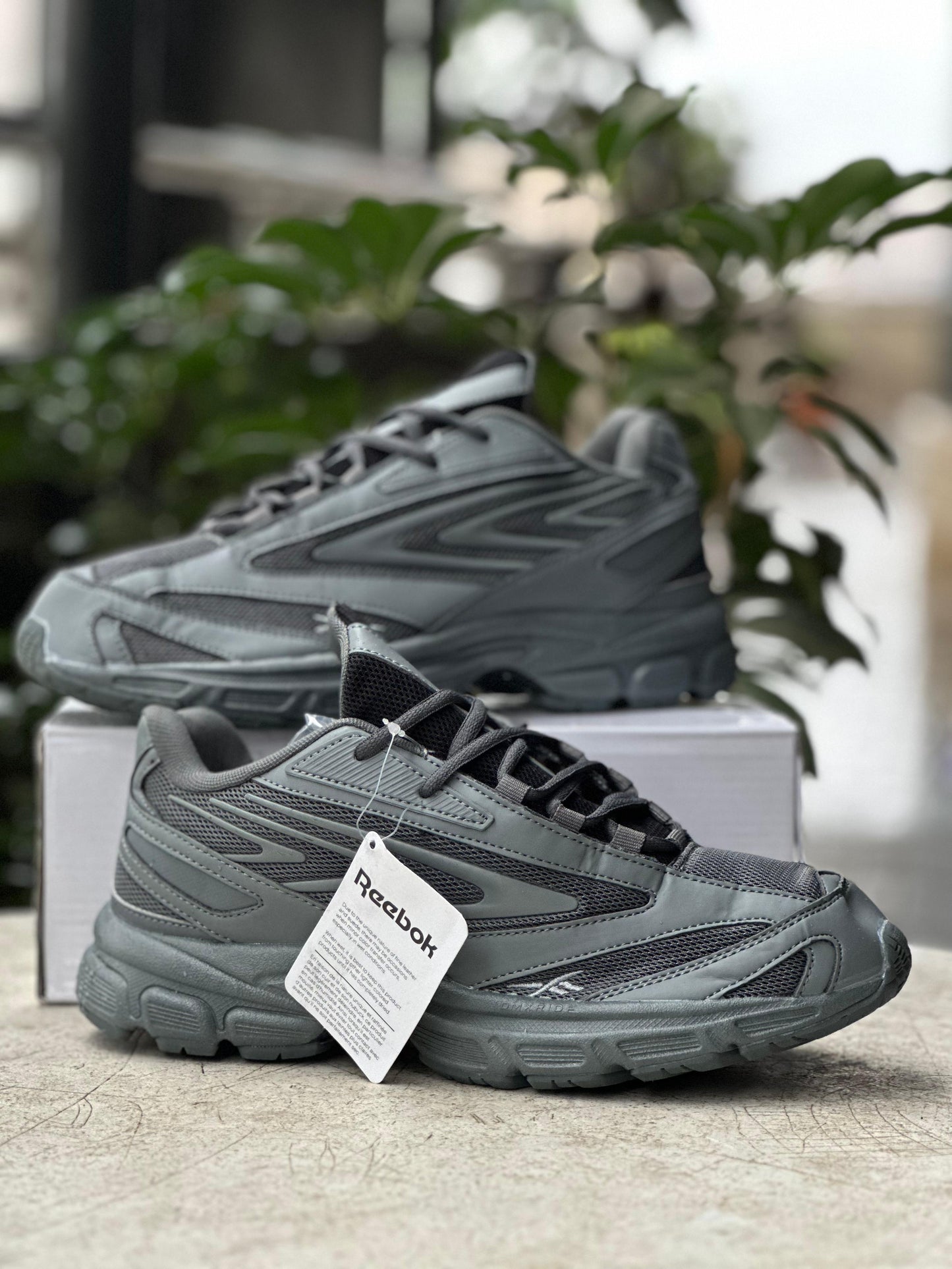 Reebok DMX Trail Shadow Sneakers - Monochromatic Grey