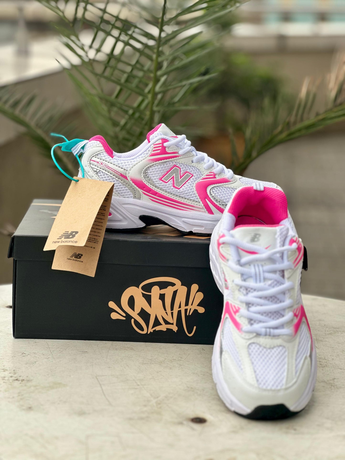 New Balance 530 “Silver,white & Pink” Running Sneakers