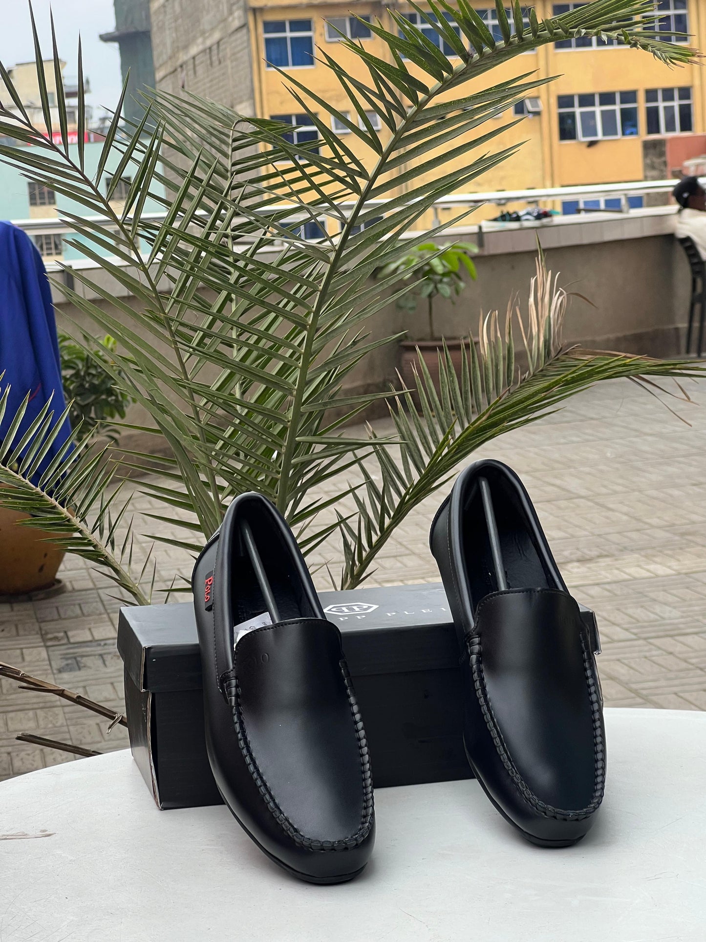 Polo Men’s Loafers – Classic Black Casual Shoes