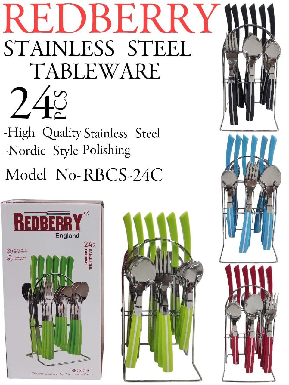 Redberry Stainless Steel Tableware
