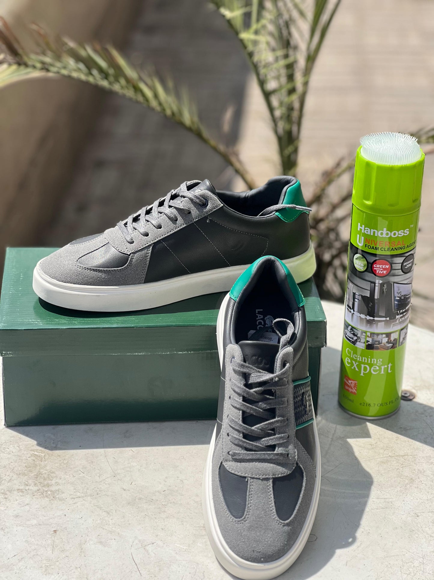 Lacoste Black Grey Casual Sneakers