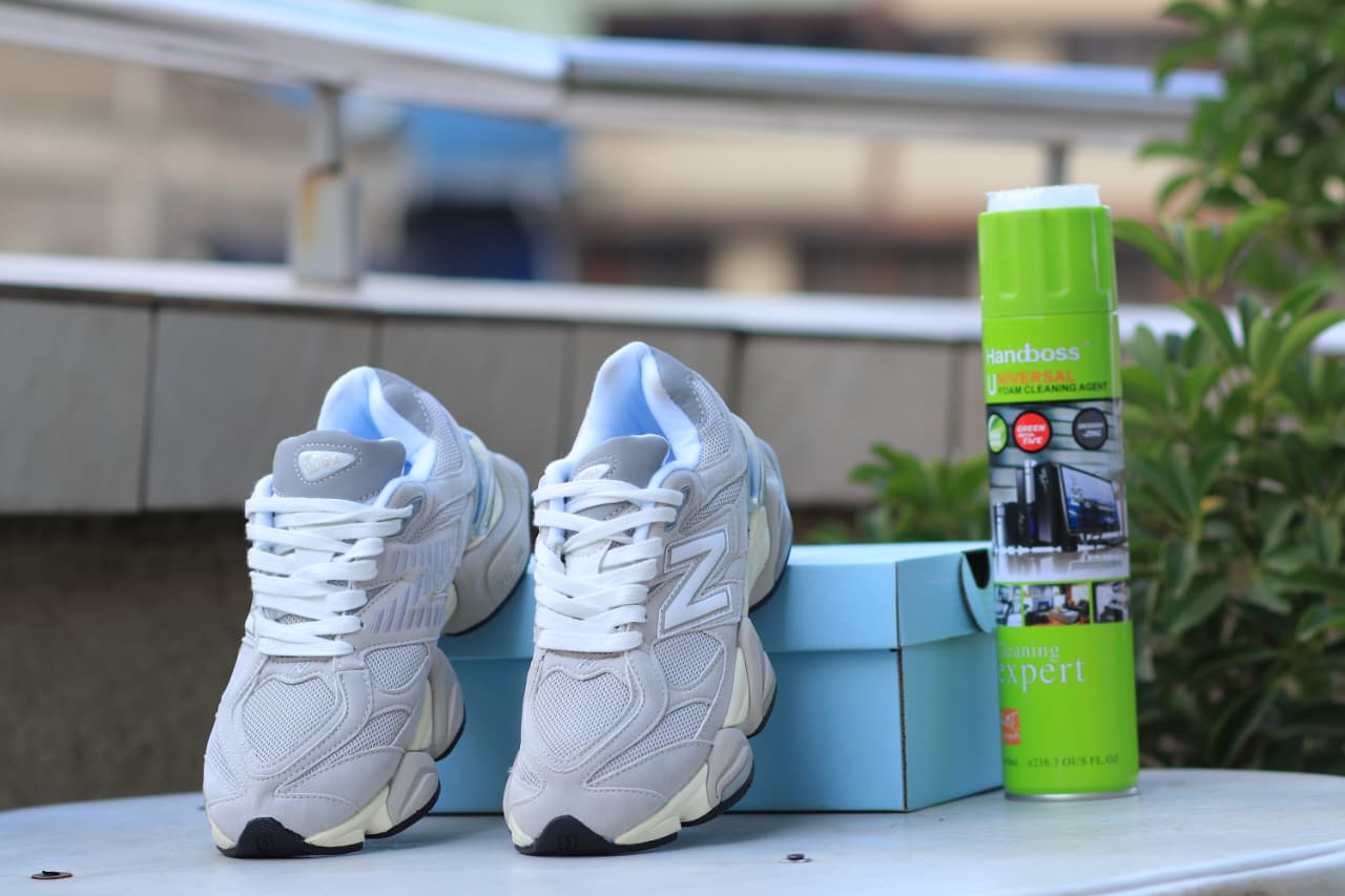 New Balance 9060 Cream Sneakers