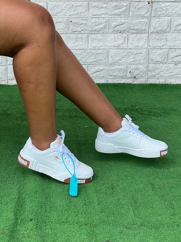 Puma White With Brown Sneaker - Shop Kenya - Affordable Fashion Puma White With Brown Sneaker hiiii_style accessories Sneakers puma-white-with-brown-sneaker continue selling when out of stock Shop Kenya - Affordable Fashion