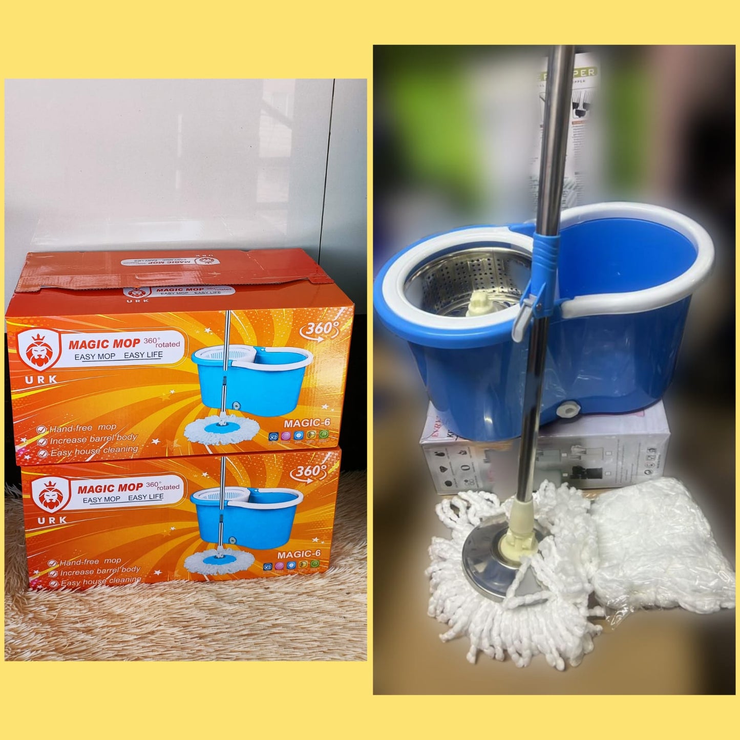 Magic Mop 360° Rotated*6 Plastic