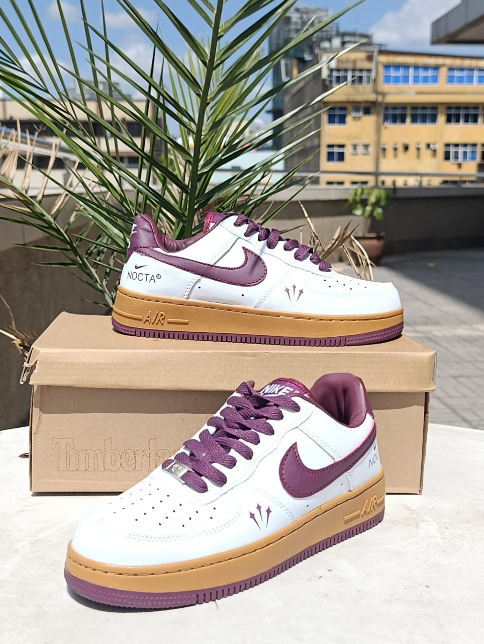 Airforce 1 Nocta Dark Red Sneakers