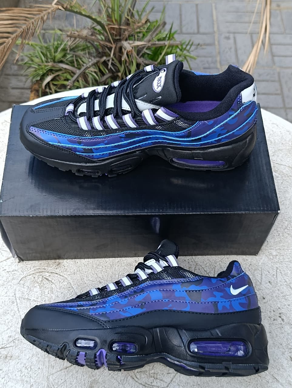 Air Max 95 Black/Racer Blue Camo