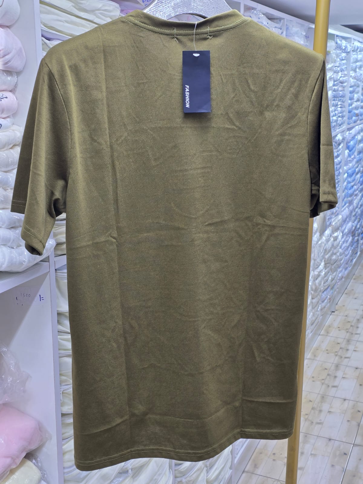 GANT Shield Logo T-Shirt - Military Green with 3D Logo