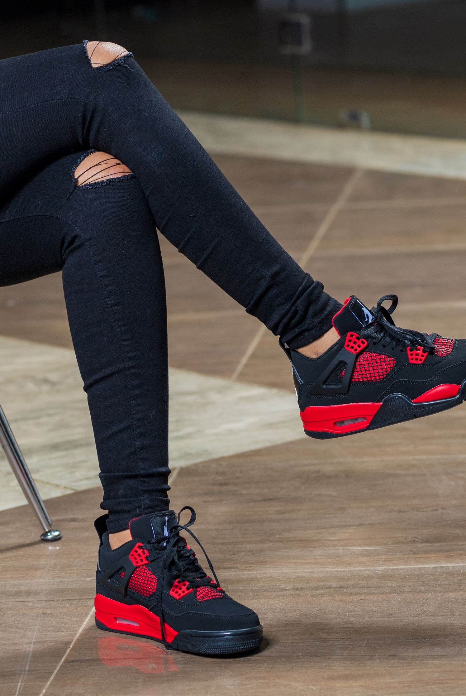 Hii-J4s Fights - Black and Red - Shop Kenya - Affordable Fashion Hii-J4s Fights - Black and Red hiiii_style accessories Sneakers jordan-4-black-and-res Black, Black sneakers, Buena Shoes, Discounted, j4, j4's, jordans, Low dunks, Nike, Offer, ON SALE, onsale, red, Red thunder, Sale, shoes, Sneakers Shop Kenya - Affordable Fashion