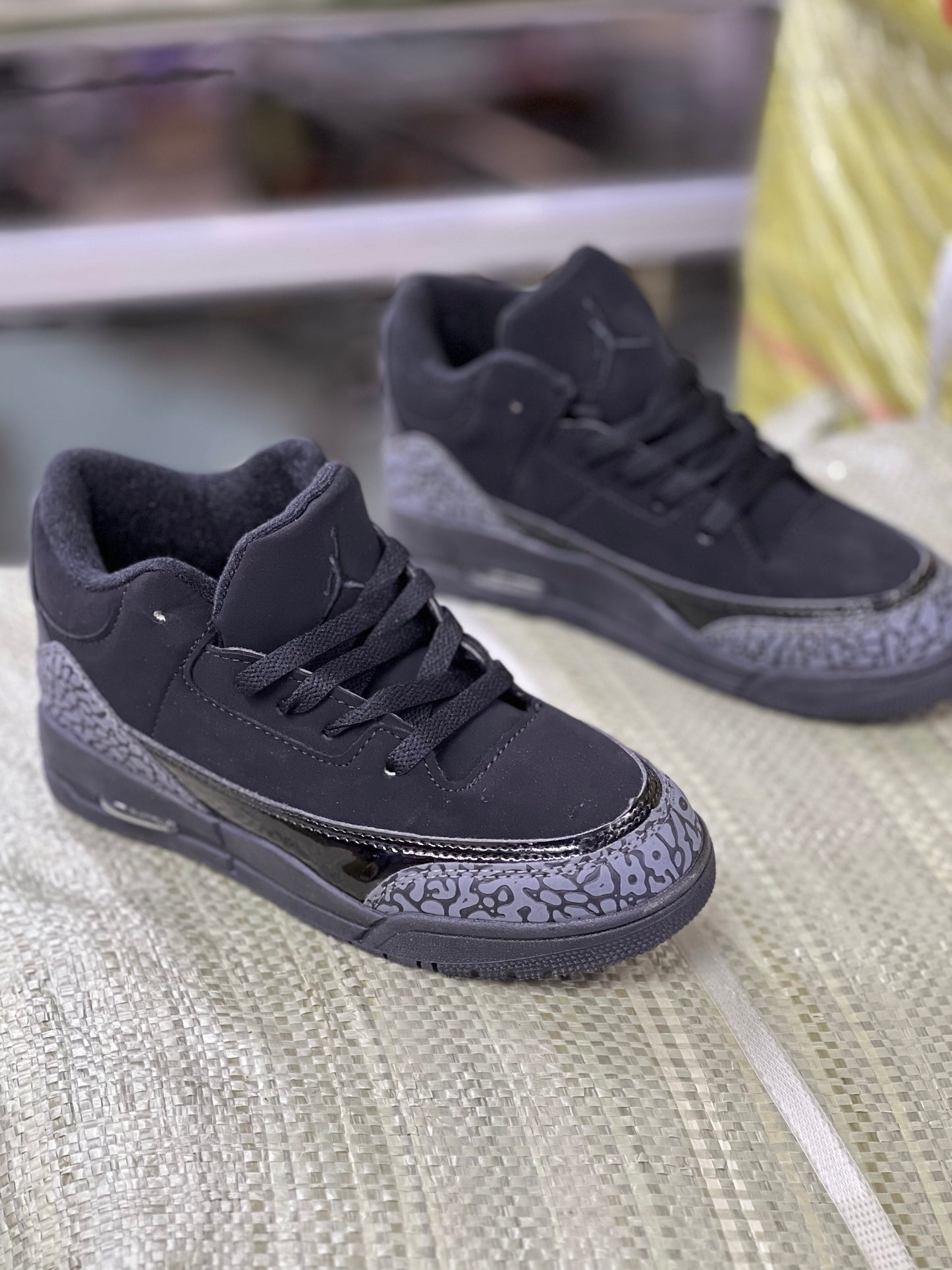 Kids Air Jordan 3 - Black