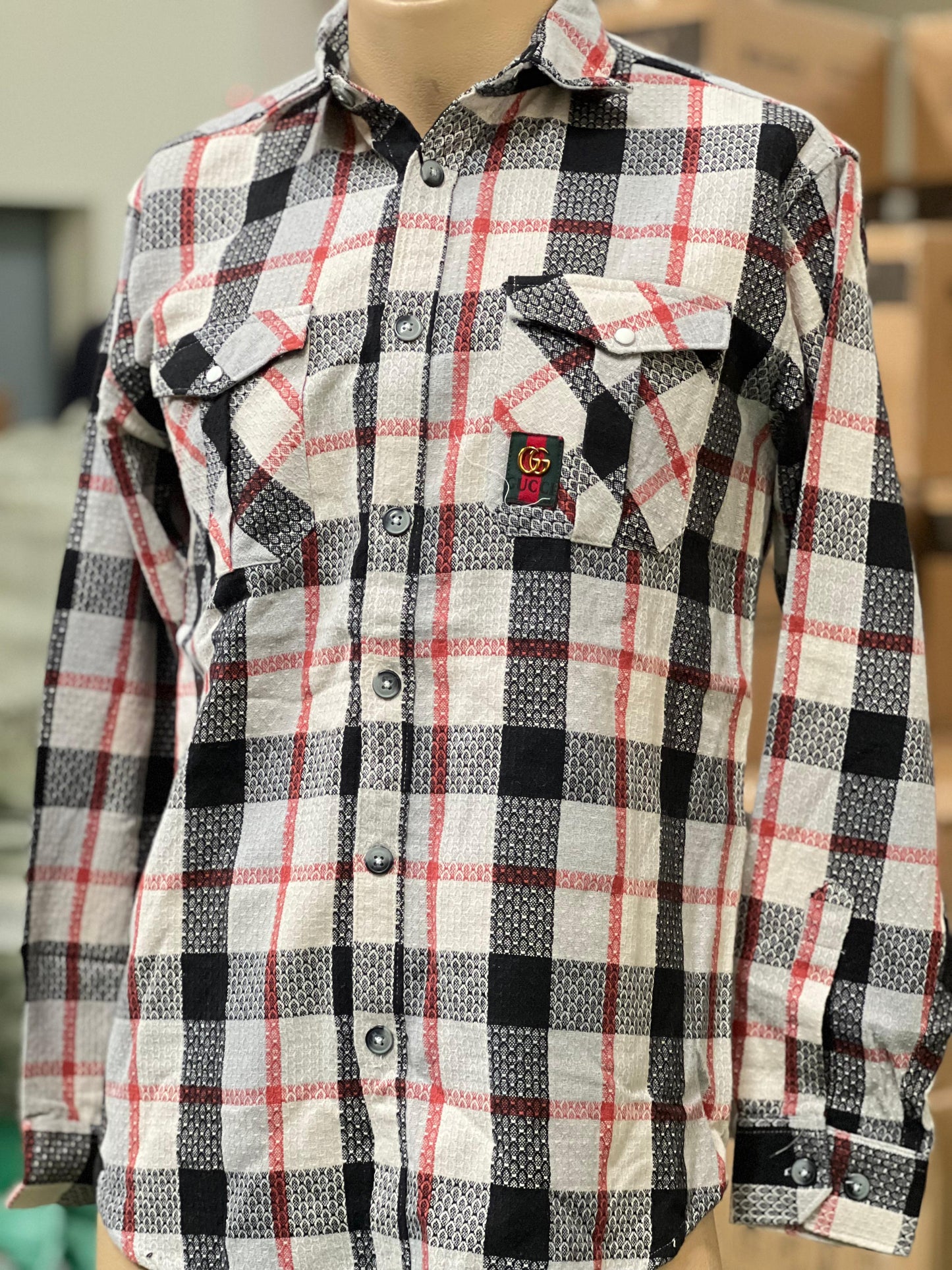 GUCCI Men's Flannel Shirts