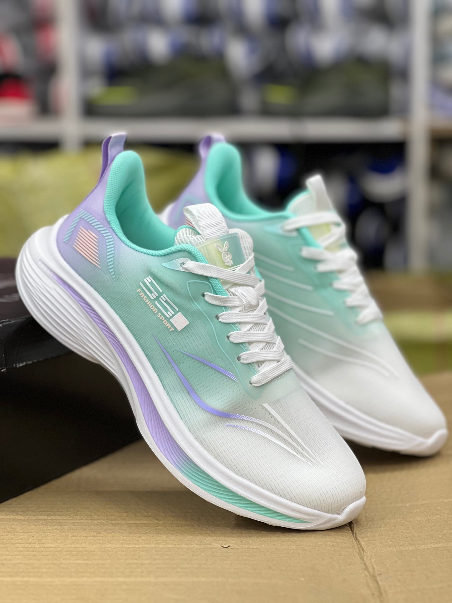 Playyoung Runner Sneakers - Purple Aqua