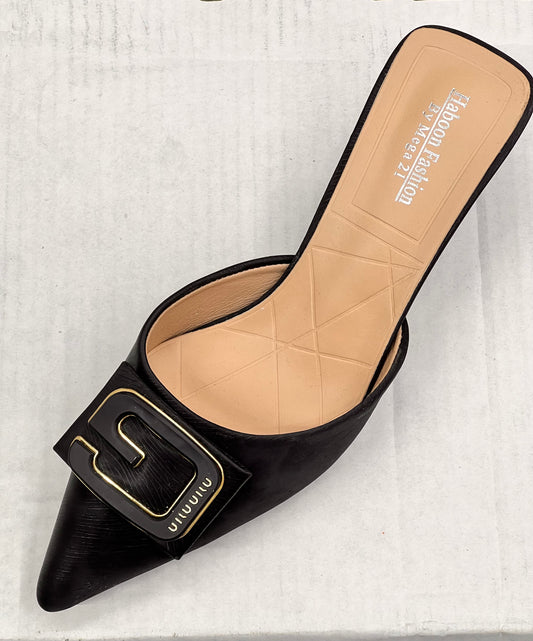 Golden G ladies heels - Black