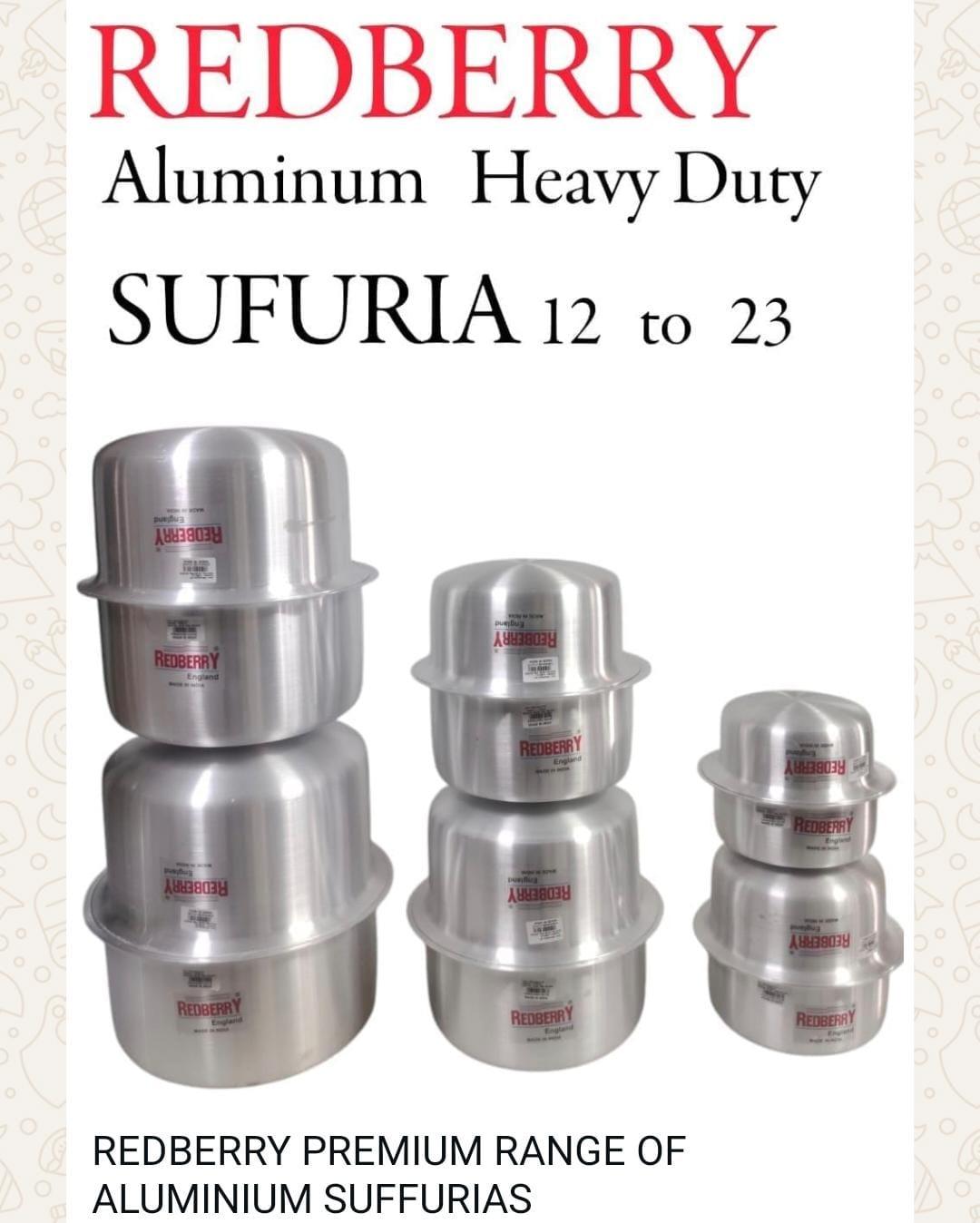 Redberry Stainless steel Sufuria 12pcs