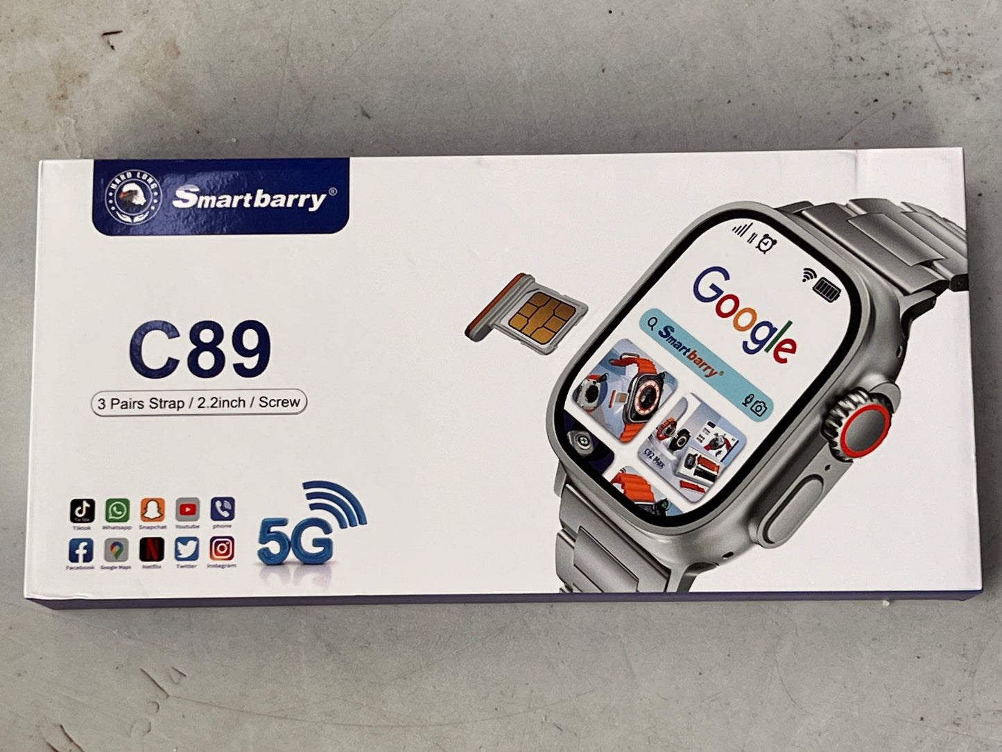 C89 Smart Watch with Sim Slot