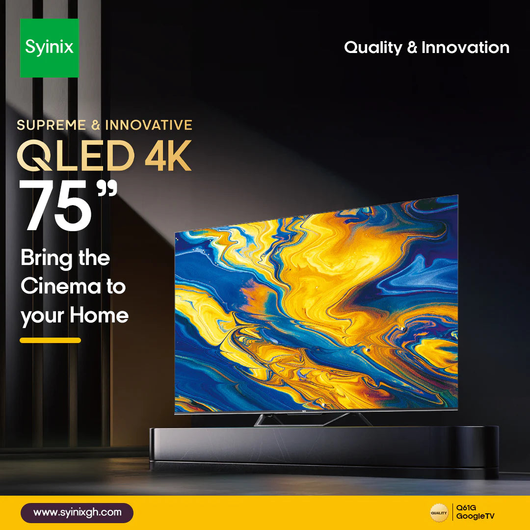 Syinix 75 inch QLED smart TV