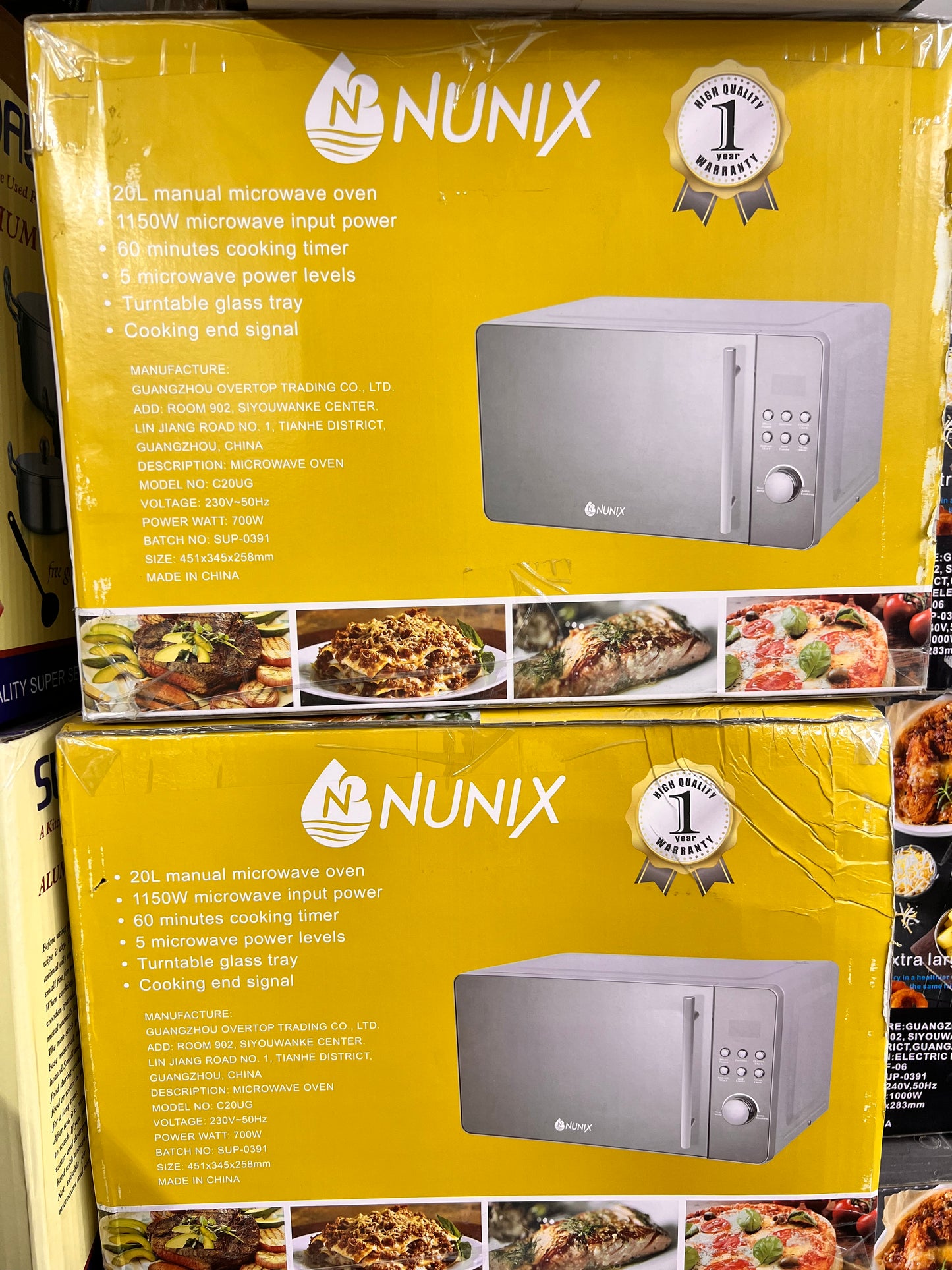 Nunix 20L Microwave