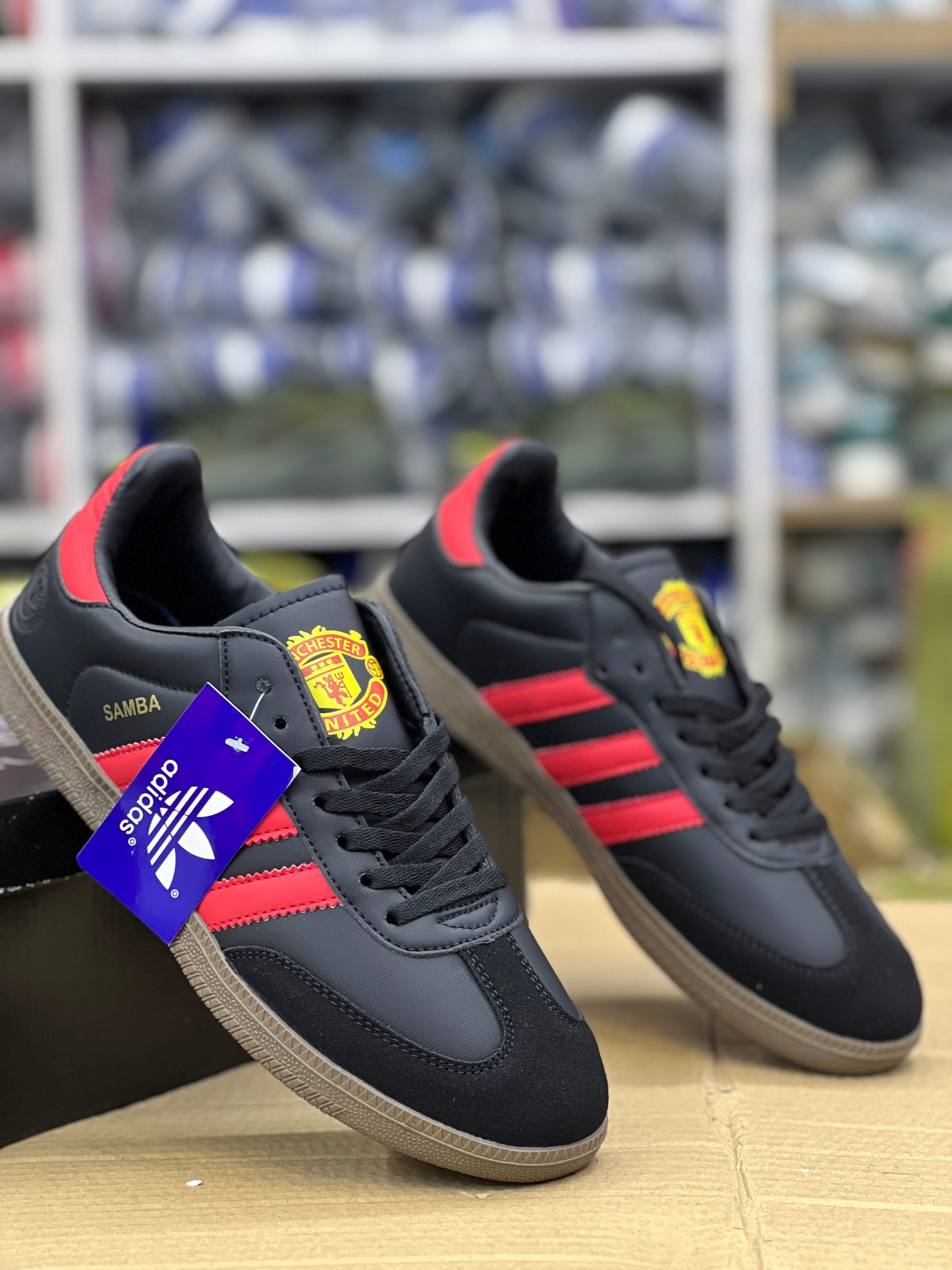 Adidas Samba Sneakers X ManUtd - Black/Red