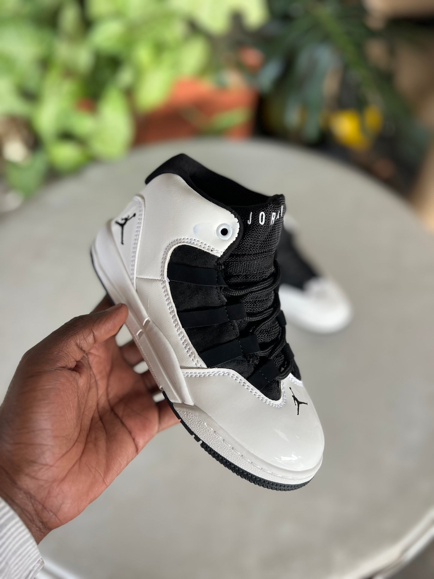 Kids Jordan Max Aura - Black/White