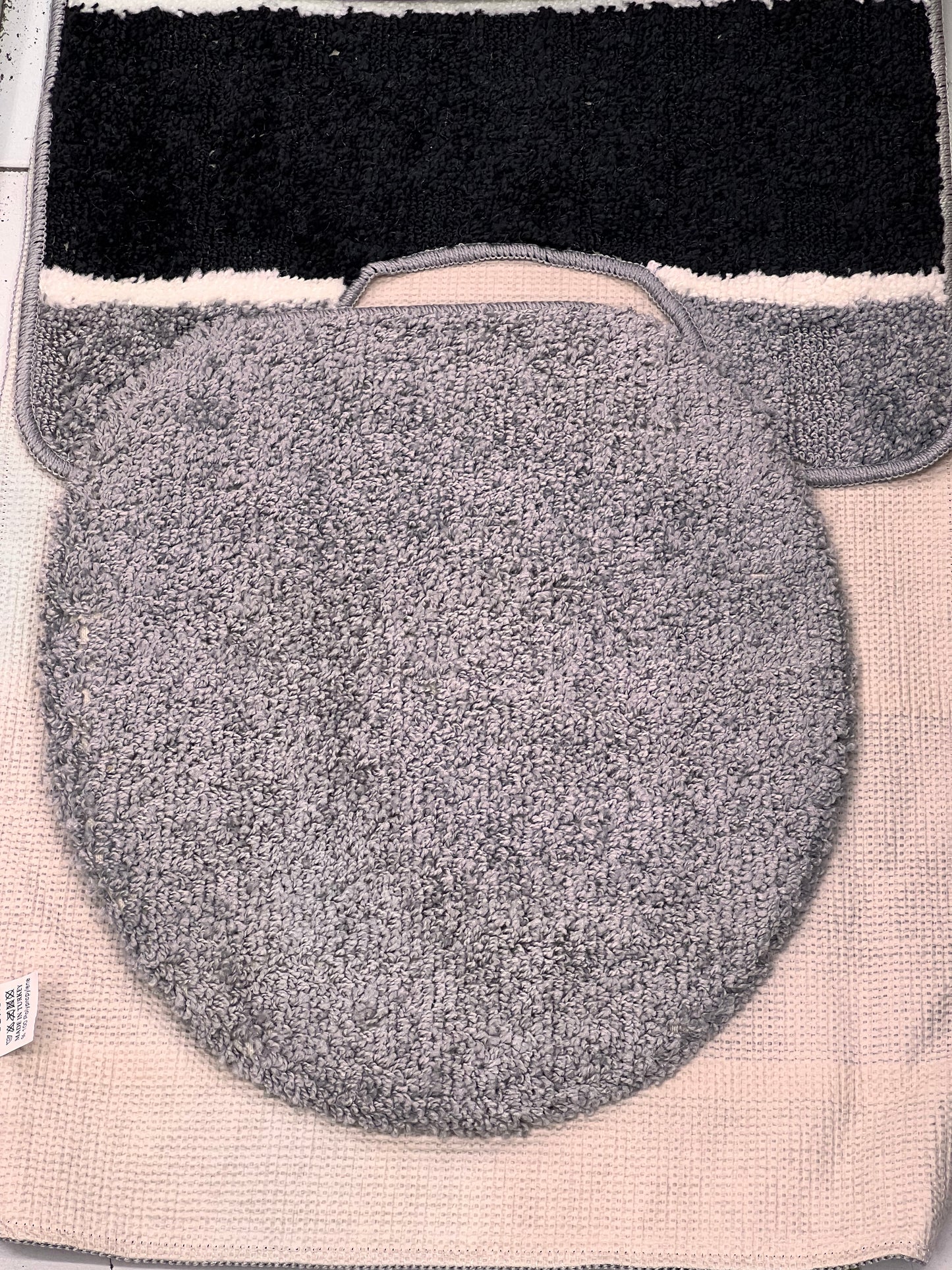 Toilet Mats Set - 3 PCs