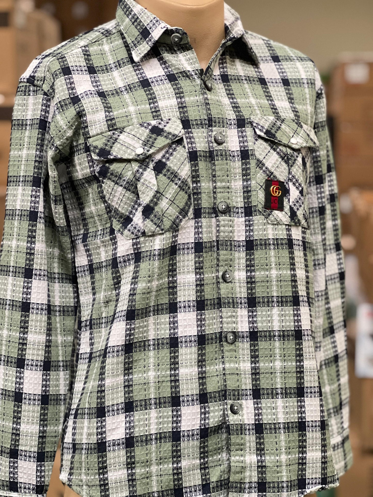 GUCCI Men's Flannel Shirts