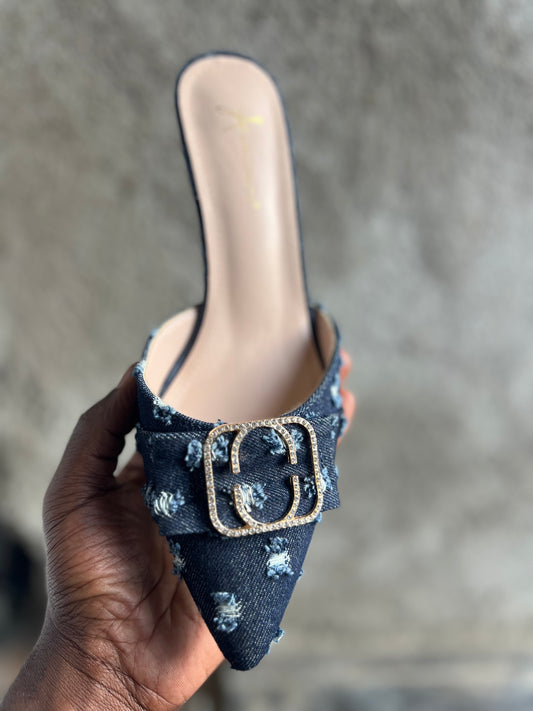 Denim Ladies Heels