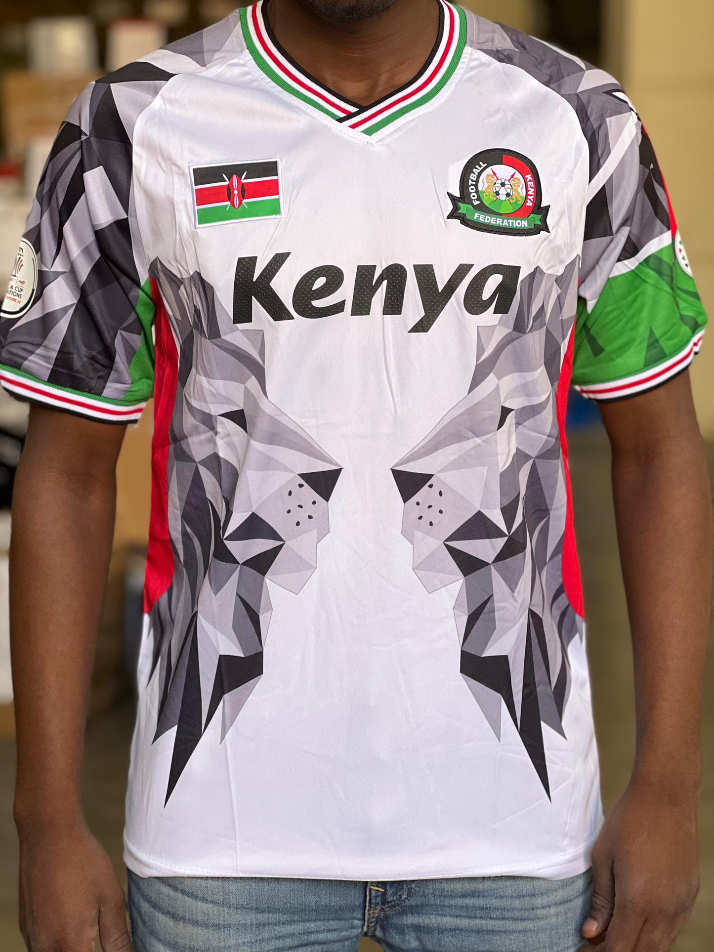 Kenyan Rugby Jersey-White