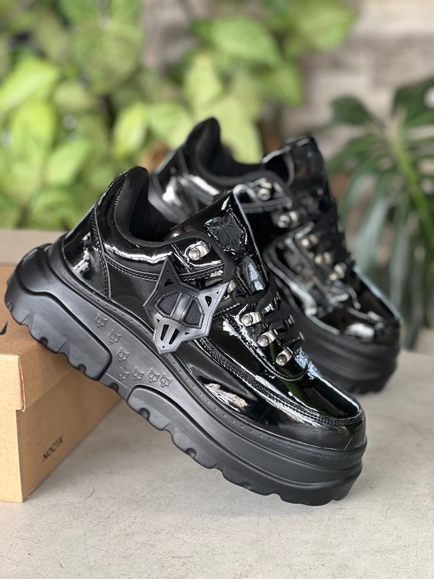 Naked Wolfe Sneakers - Shiny Black