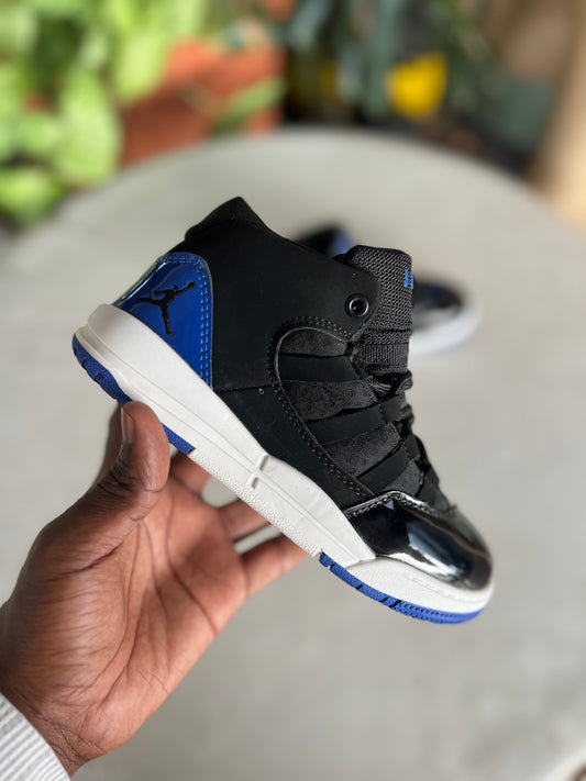 Kids Jordan Max Aura - Black-Blue/White