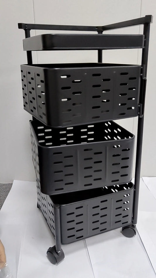 Rotating Storage Rack Organizer -3 Tier
