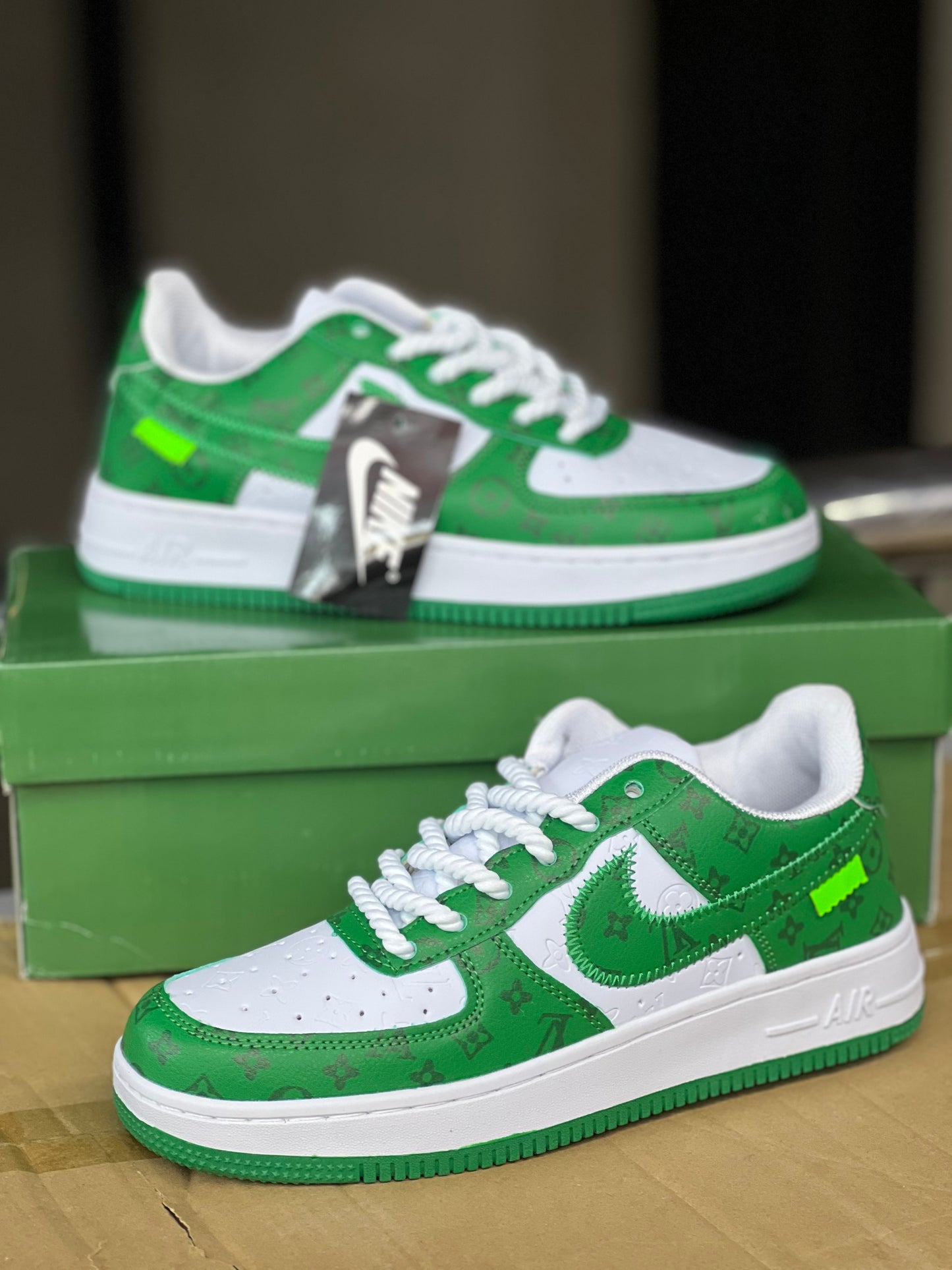 Louis Vuitton Airforce 1 Sneakers - Green