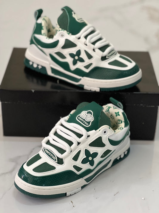 Louis Vuitton skate sneakers - Green White