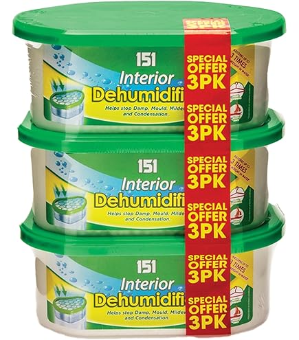 Interior Dehumidifier Unscented 250ml 3pcs pack