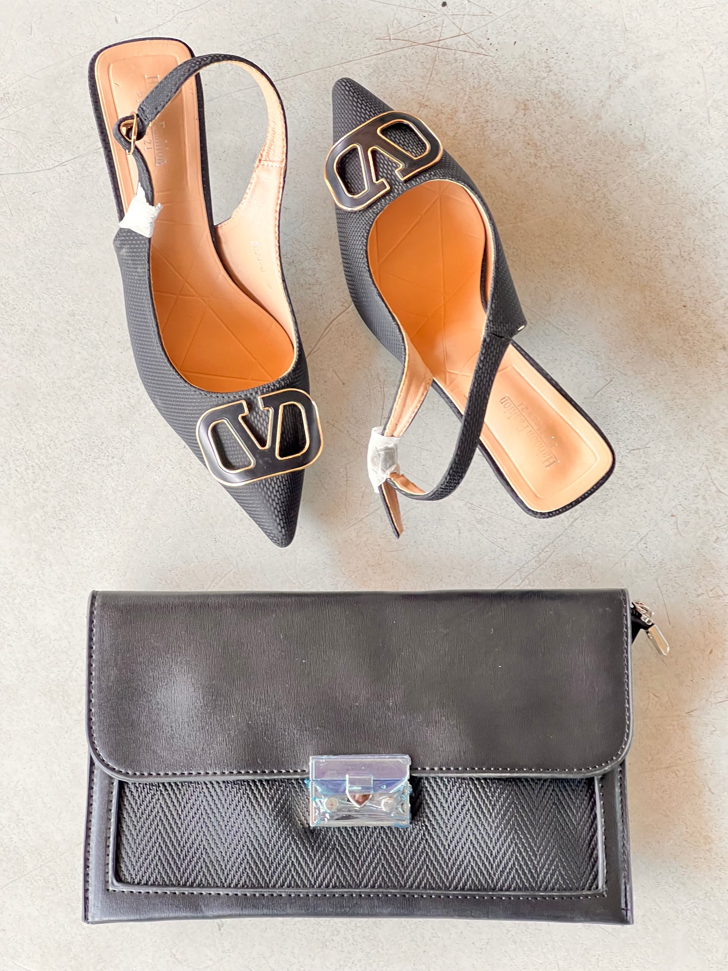 Heels + Clutch bag Combo