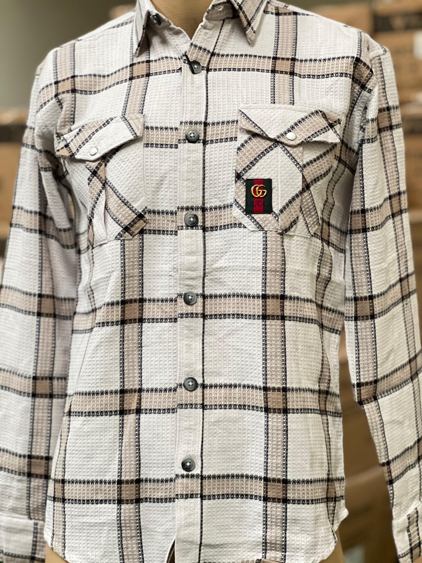 GUCCI Men's Flannel Shirts