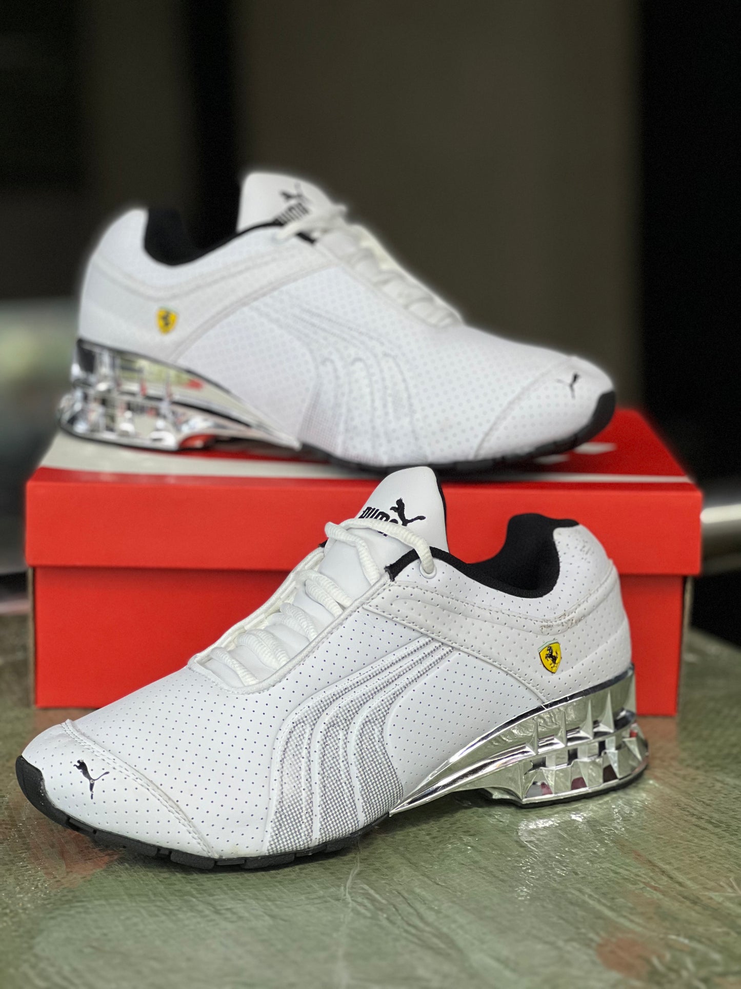 Puma x Ferrari - White/Silver