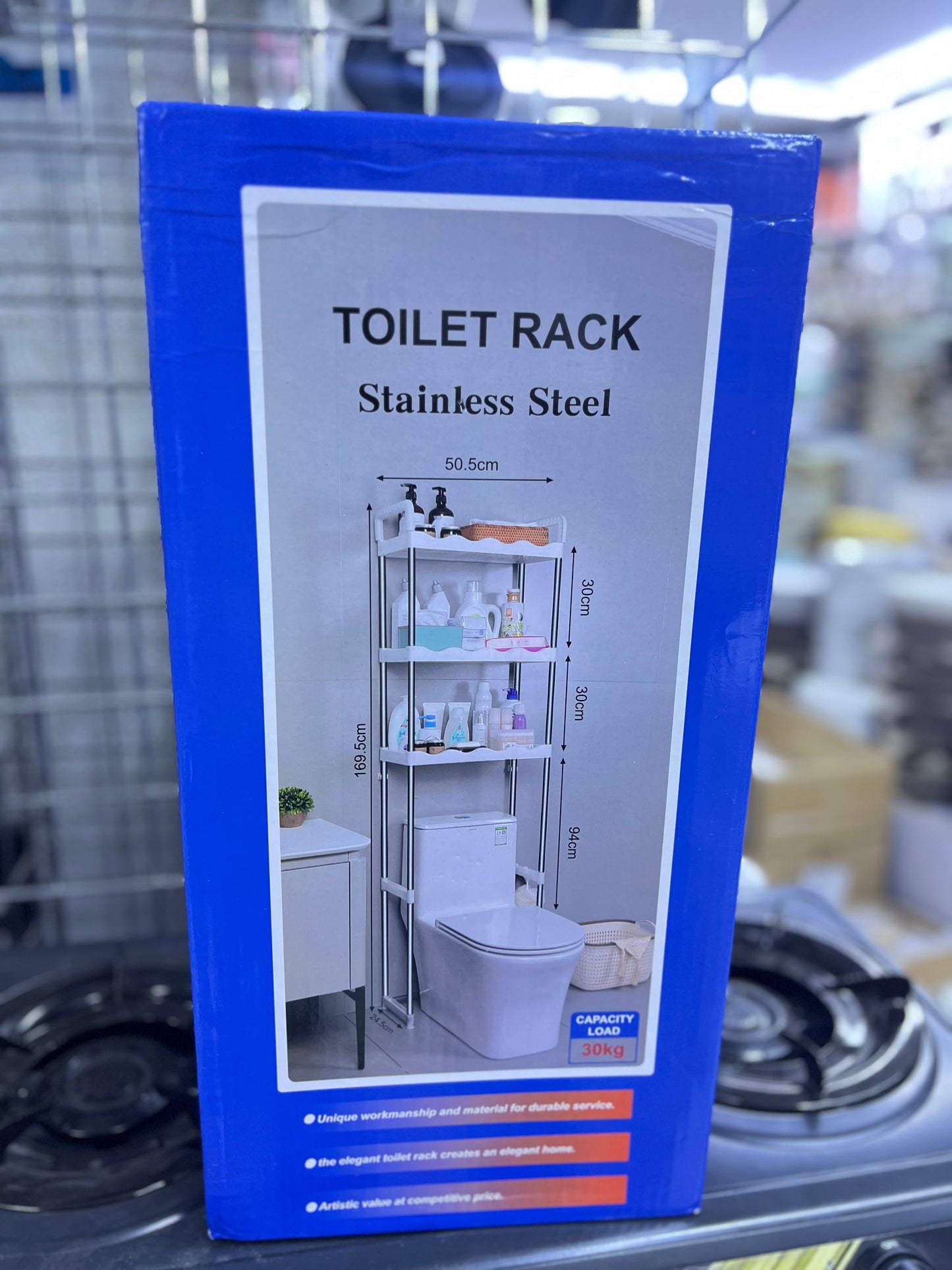 3-Tier Toilet Shelf Rack