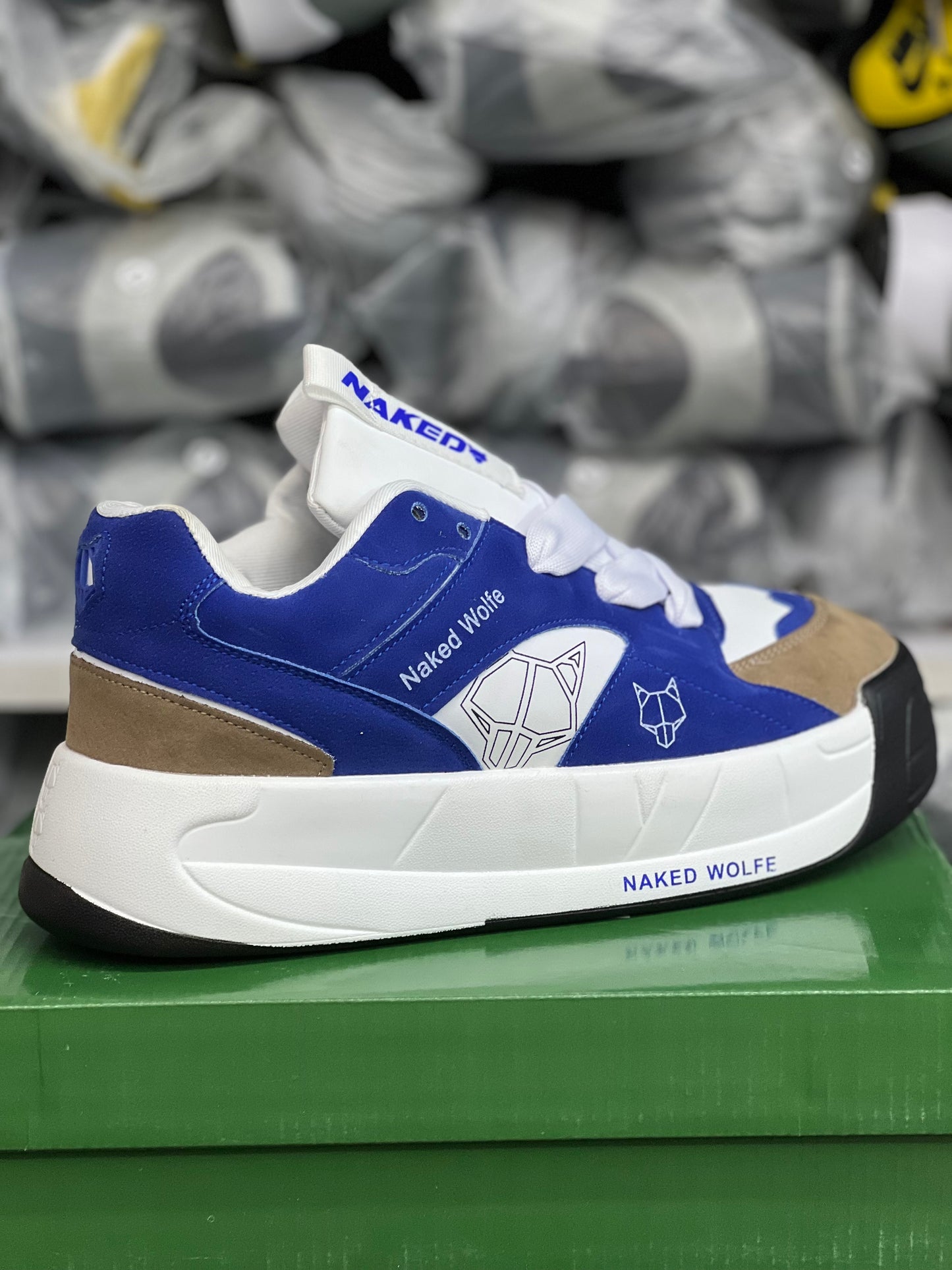 Naked Wolfe Sneakers - Blue/White