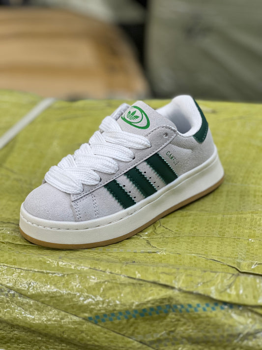 Adidas Campus Sneakers- White/Green