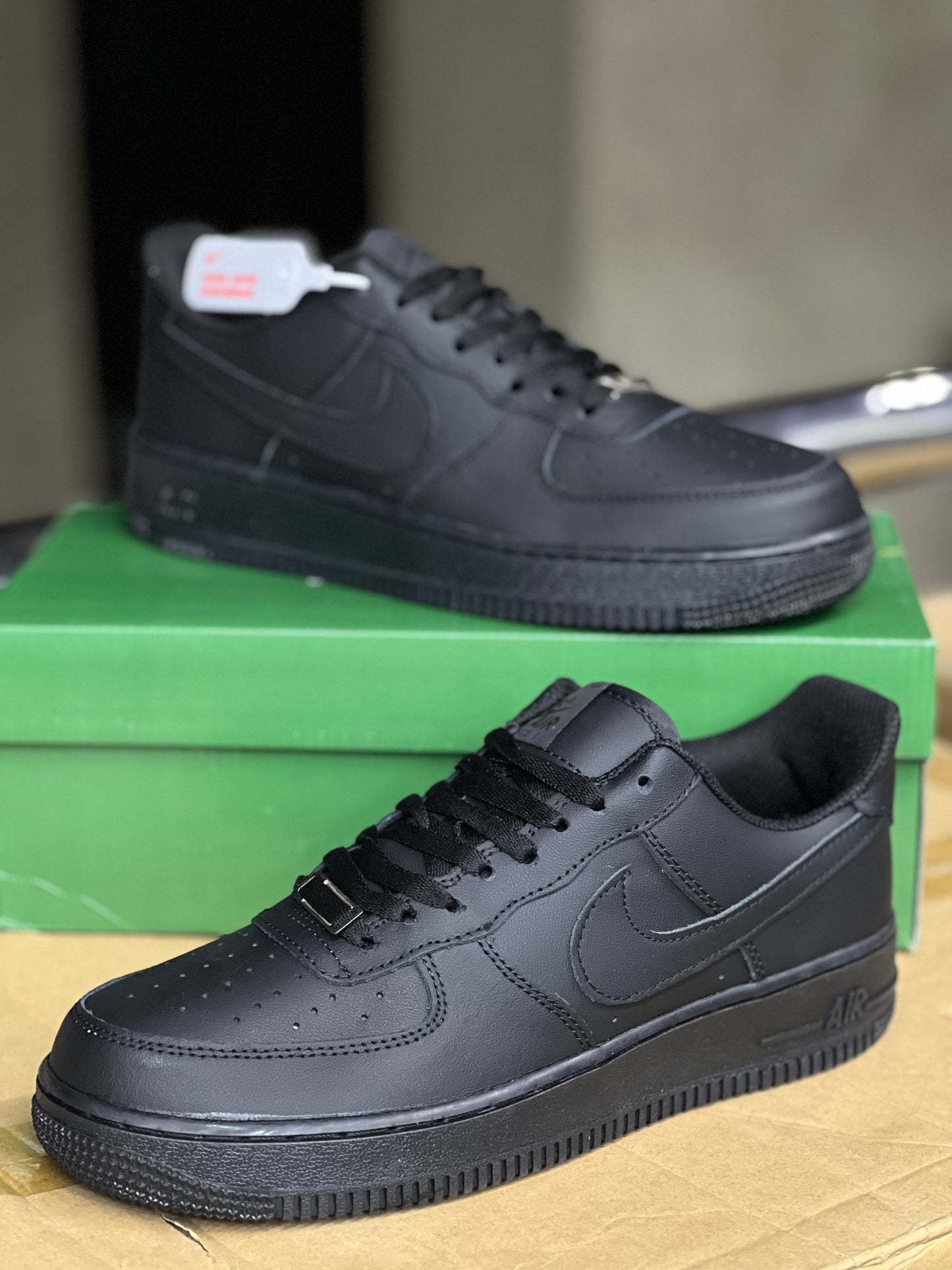 Nike Airforce 1 low Sneakers - Black Double Sole