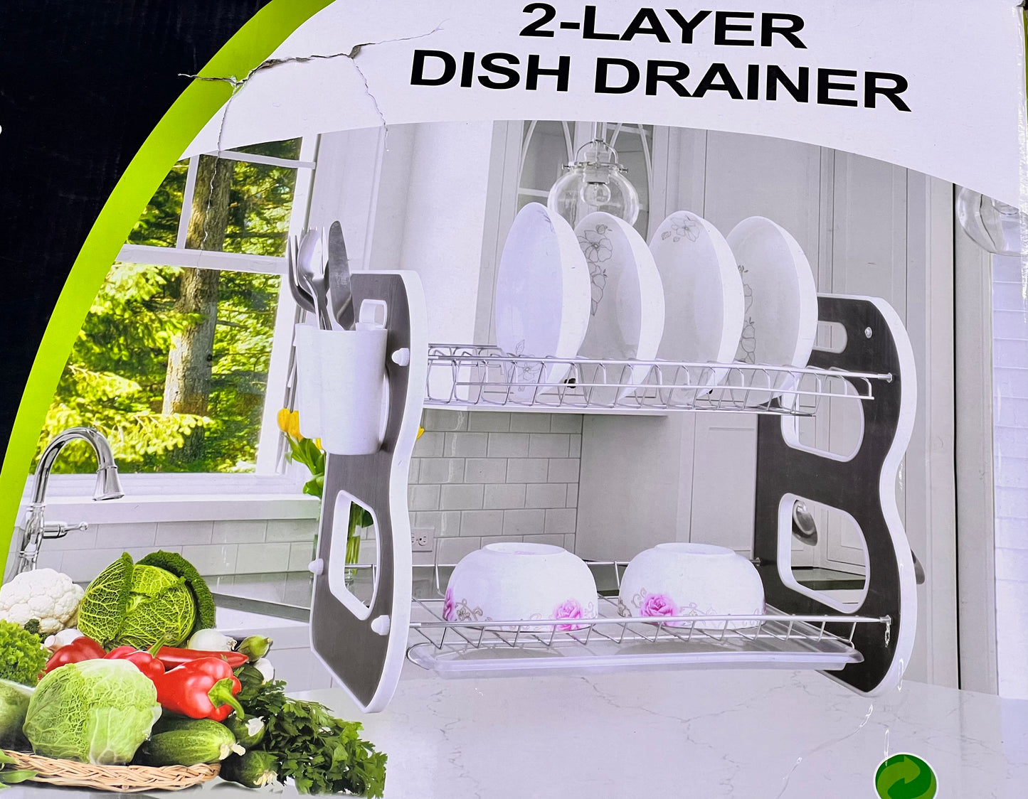 2 Layer Dish Rack