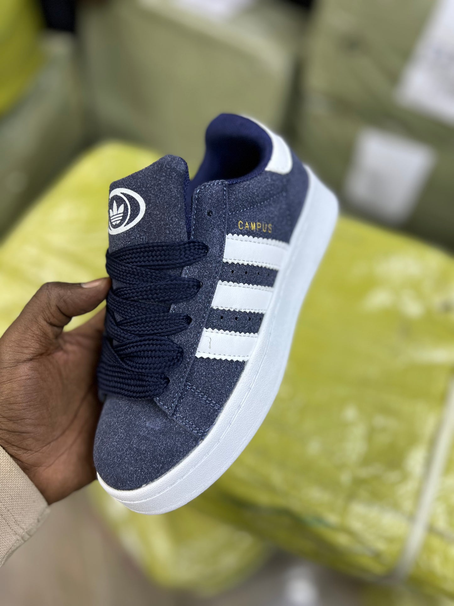 Adidas Campus Sneakers- Blue/White