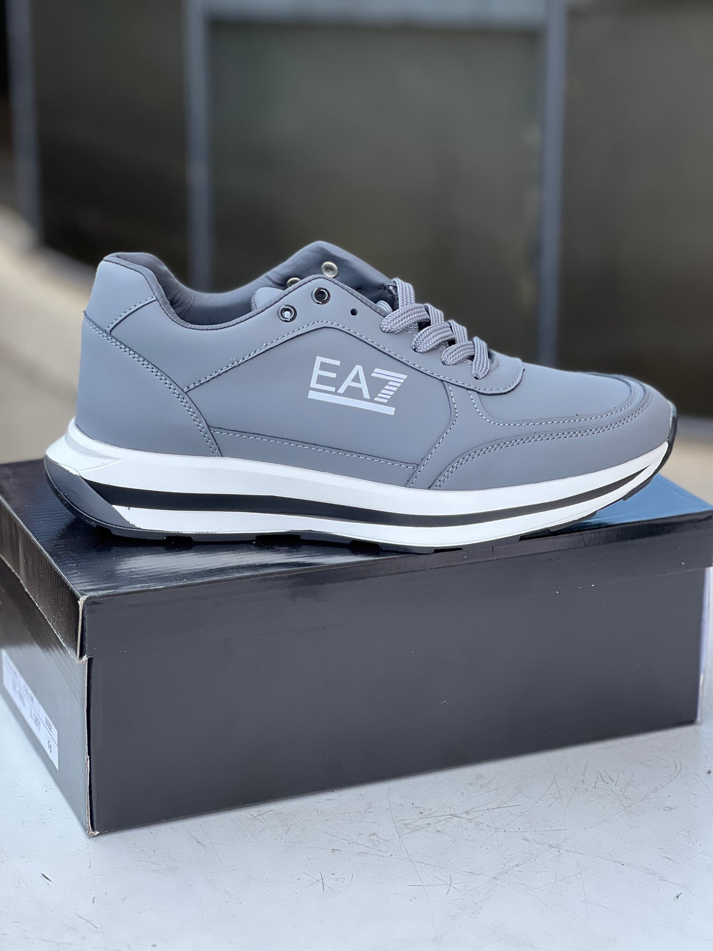 Emporio Armani Men’s Sneakers - Grey