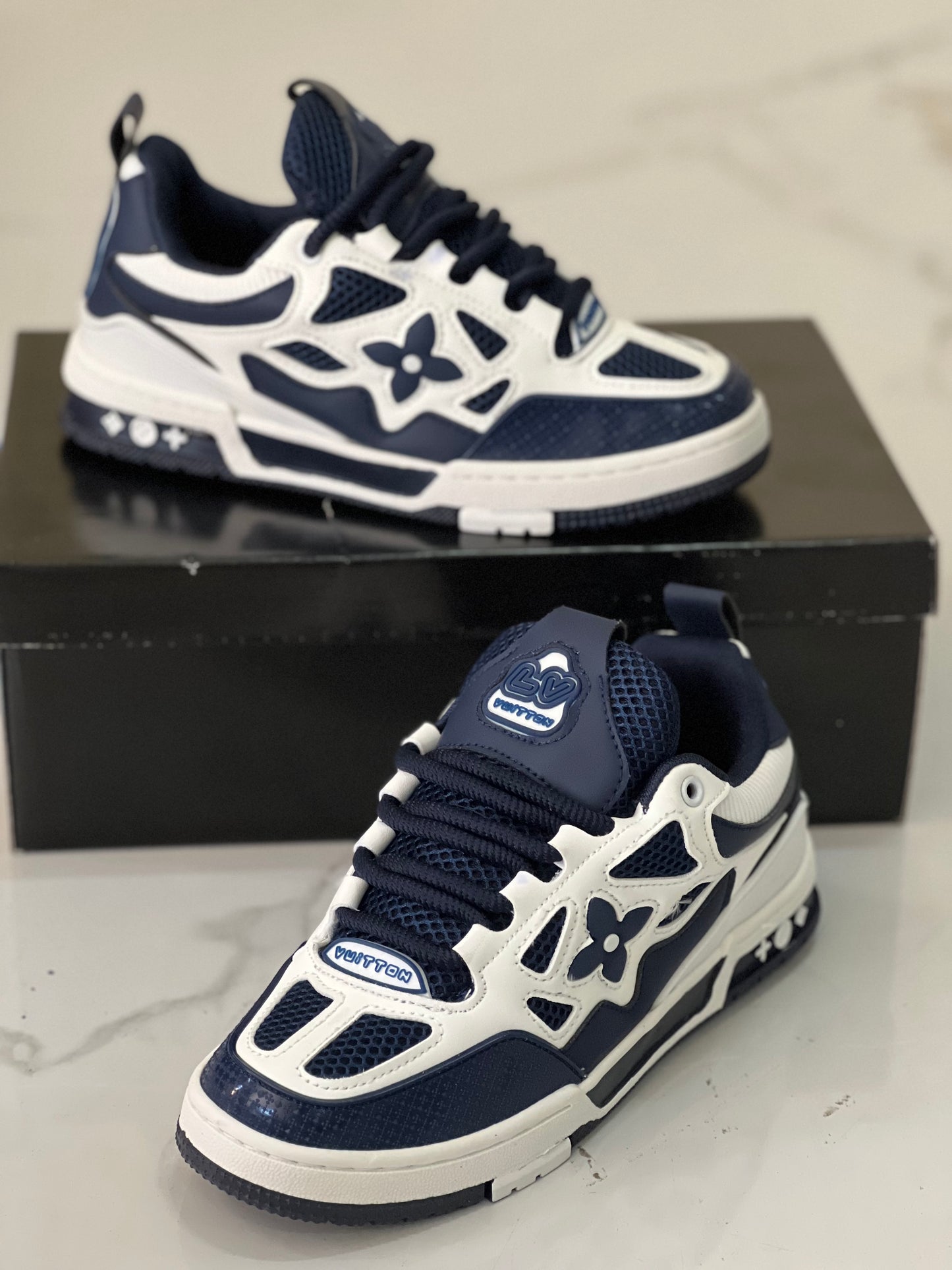 Louis Vuitton skate sneakers - Blue White