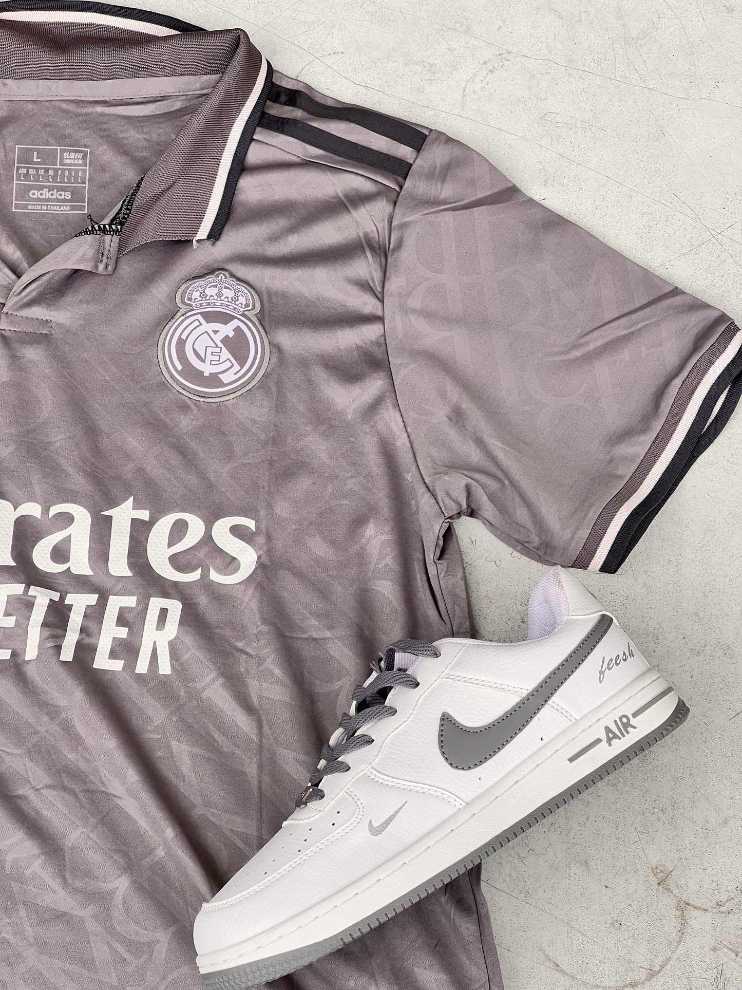 Real madrid Jersey x Sneaker Combo